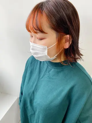ショート カラー 新井 広之のヘアスタイル