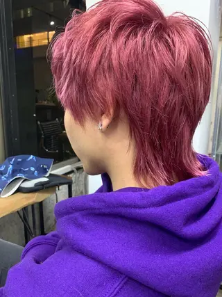 ショート カラー メンズ メンズパーマ メンズ特化ryoのヘアスタイル