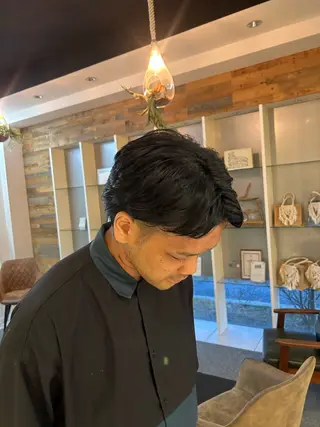 カラー メンズ 髪質改善/ストレート パーマ長久手/ひかるのヘアスタイル