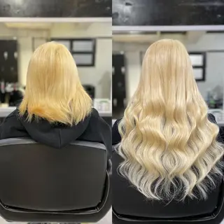 ロング RIN シールエクステのヘアスタイル