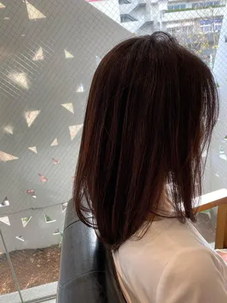 セミロング カラー Rely 美空のヘアスタイル