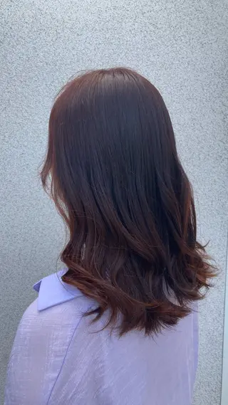 セミロング 南草津/レイヤー/ ゴトウのヘアスタイル