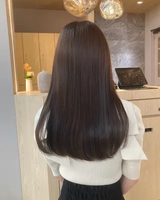 ロング 友田 那都のヘアスタイル