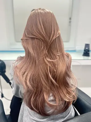 ロング カラー モテメンズ/淡色 🤍minatoのヘアスタイル