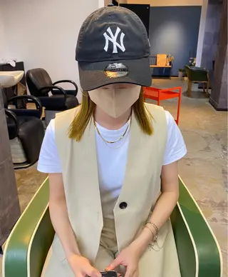 ミディアム カラー 広島/ボブ/レイヤー 🌿‬wakabaのヘアスタイル