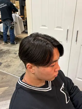 メンズ 縮毛矯正モデル/上村 コウスケのヘアスタイル