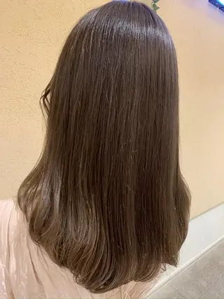 セミロング カラー シャドールーツ美容師 篠原康太のヘアスタイル