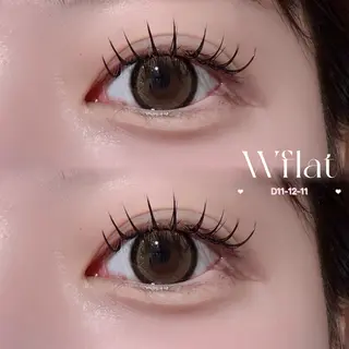 マツエク・マツパ KNACK eye lash RISAのマツエク・マツパデザイン