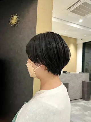 ショート ショートカット / 銀座/ 青山莉奈のヘアスタイル