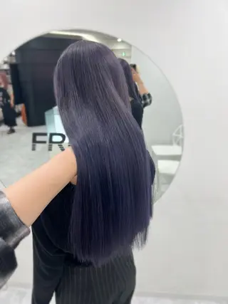 カラー 🤍韓国寒色カラー 🤍MADOKAのヘアスタイル