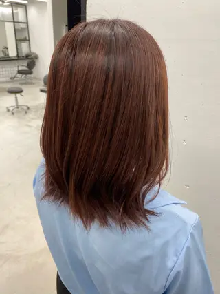 ミディアム カラー 🐶ひかる🐶 JILLSTUDIOのヘアスタイル