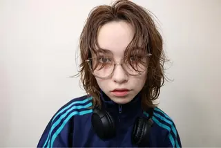 ミディアム stylist 大須賀 裕矢のヘアスタイル