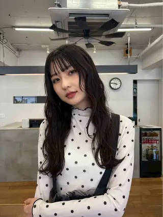 ロング カラー hair make grace所属・綺音/ブリーチ /似合わせカットのヘアスタイル