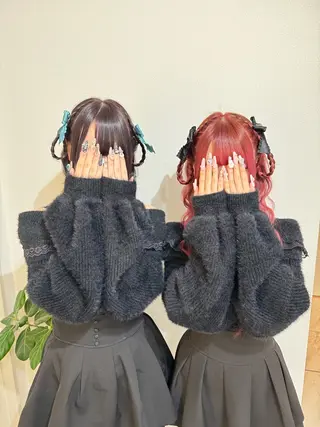 ロング ヘアアレンジ 鷲見 望のヘアスタイル