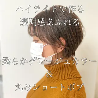 ショート カラー 平田 健一のヘアスタイル