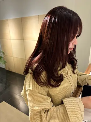 ロング Yui⭐️ 初カラー指名No1のヘアスタイル