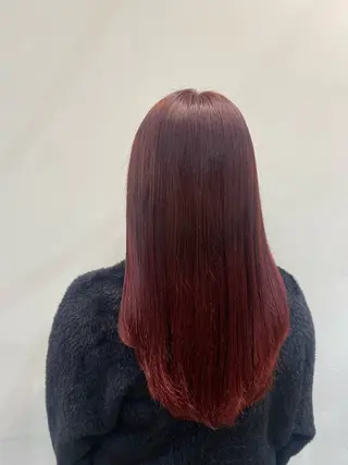 セミロング カラー 🫧髪質改善カラー♡ Wカラー　/桜🌸のヘアスタイル