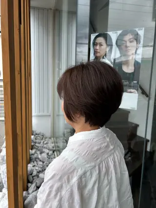 ショート 小久保音々華/ 髪質改善/暖色カラーのヘアスタイル