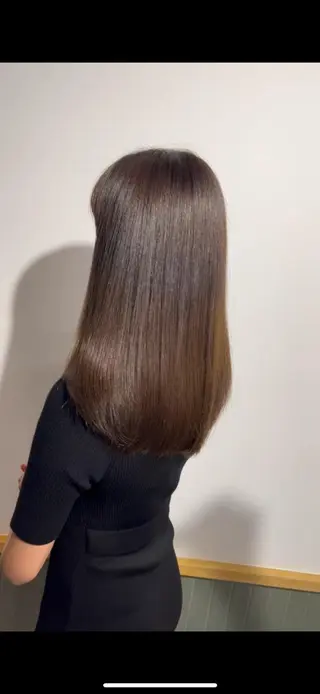 セミロング カラー ヘアアレンジ ブリーチなし/レイヤ ー特化🌈Tommyのヘアスタイル