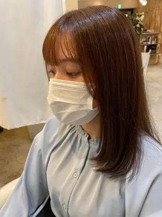 ミディアム HAIR  CALM(ヘアーカーム)所属・宮下 祐香のヘアスタイル