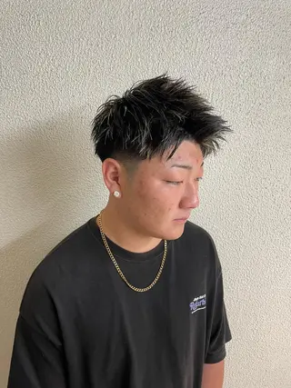 ショート カラー メンズ 辻堂メンズ特化 YU-YAのヘアスタイル