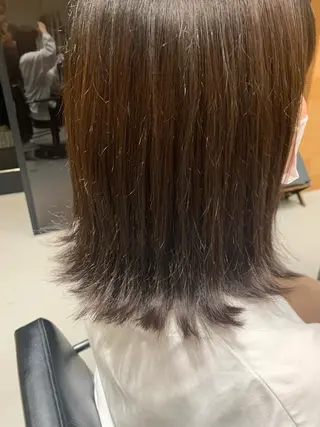 ミディアム 大木 華のヘアスタイル
