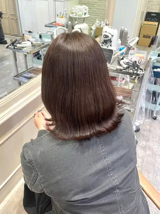 ミディアム カラー ハイトーンカラー/ 長さだし🐇きょうかのヘアスタイル