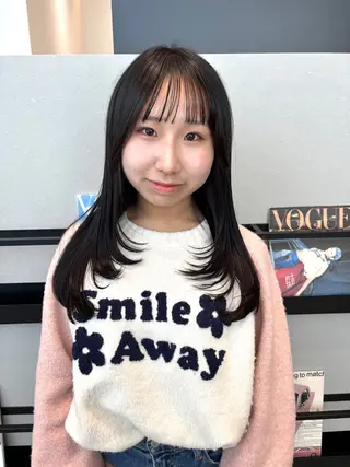 ロング カラー 透明感カラー/ レイヤーkotonoのヘアスタイル