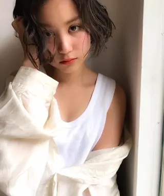 ショート カラー パーマ ヘアアレンジ 薬剤付きシェアサロン 店長タチバナのヘアスタイル