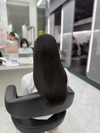 ロング カラー 🥂上品ワンホンヘア 🥂nozomiのヘアスタイル