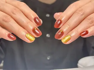 ショート トゥー フエンのネイルデザイン