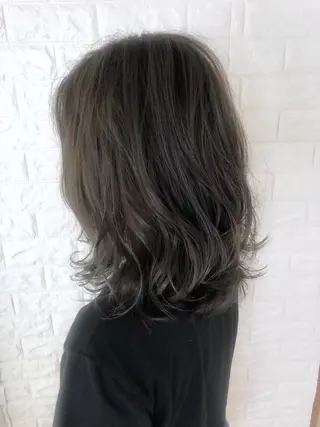 ミディアム 縮毛矯正/髪質改善 主税巧一のヘアスタイル