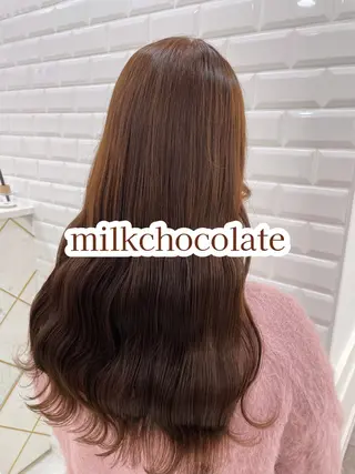 ロング カラー ガーリーカラー🩷 ユウ🍓💞のヘアスタイル