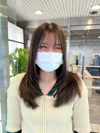 ロング カラー 🌞レイヤー×カラー 前川那津美🌞のヘアスタイル