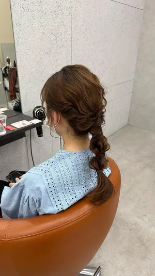 ロング ヘアアレンジ 高松 沙耶のヘアスタイル