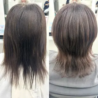 ミディアム カラー 🩷🎀モデル募集 きらら🎀🩷のヘアスタイル