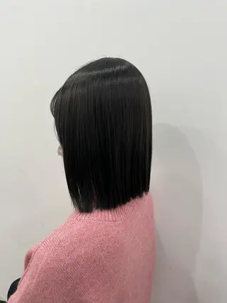 ミディアム カラー ニシザカ マナのヘアスタイル