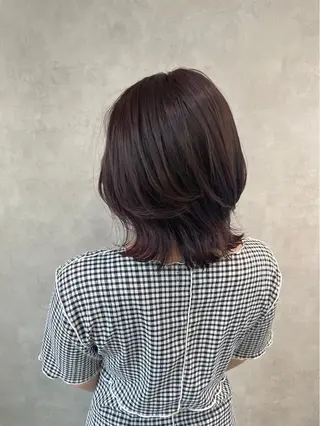 セミロング 透明感カラー/メンズ カット/KOIROのヘアスタイル