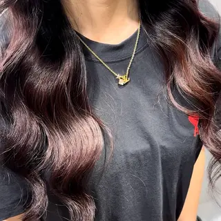 ロング カラー Lunon所属・よしだ ななこのヘアスタイル