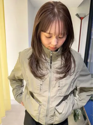 セミロング M Hair Salon所属・ブリーチなしカラー/ レイヤー/ASARIのヘアスタイル