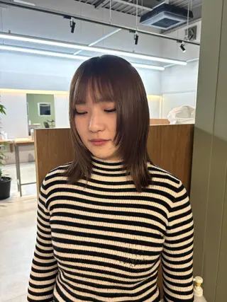 ミディアム 北森 愛唯のヘアスタイル
