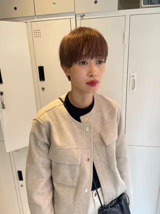ショート カラー 髙橋奈緒子 ⭐︎newi京橋のヘアスタイル