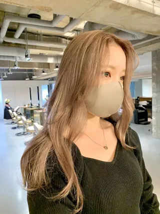 ミディアム カラー よしだ とおいのヘアスタイル