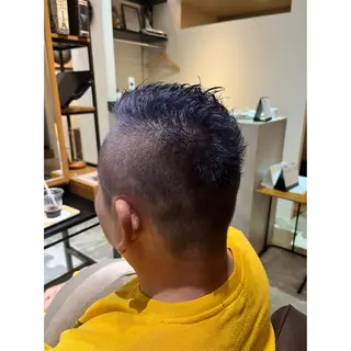 ショート カラー メンズ 喜友名洸季 anoneのヘアスタイル