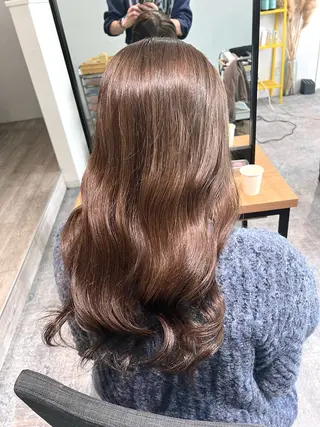 ロング カラー 🌈re-room EIKI🇰🇷のヘアスタイル