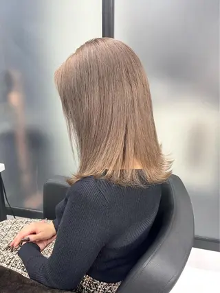 カラー route 【ルート】所属・髪質改善/堀江 ケアカラーtoshiのヘアスタイル