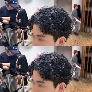 ショート パーマ メンズ Koki☘️/ メンズ特化のヘアスタイル