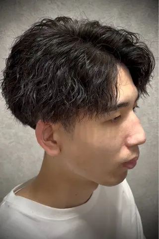 ショート パーマ ヘアアレンジ メンズ JADE with AKROS所属・JADEwith AKROS✨サヤカのヘアスタイル