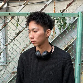 ショート パーマ メンズ パーマ職人 渡邊　優雅のヘアスタイル