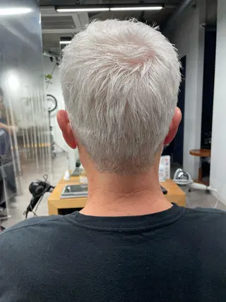 ショート メンズ 質感再生カラー/ 髪質改善/karinのヘアスタイル